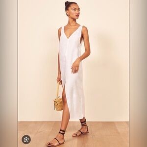 Reformation Monique Linen Dress, Small
